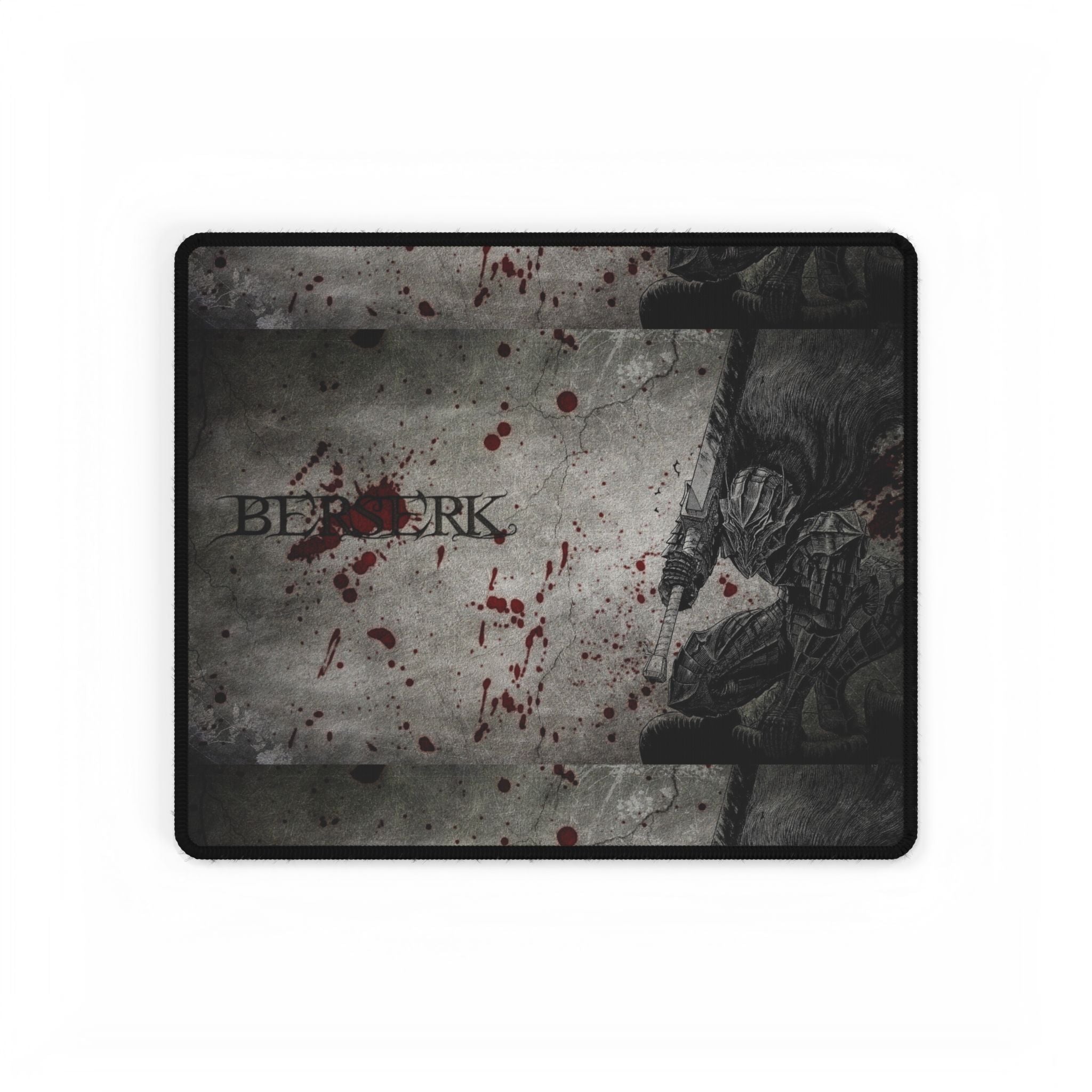 Berserk Title, Guts Armor, Anime Mousepad - High-Quality, Non-Slip, Anime Gaming Mat