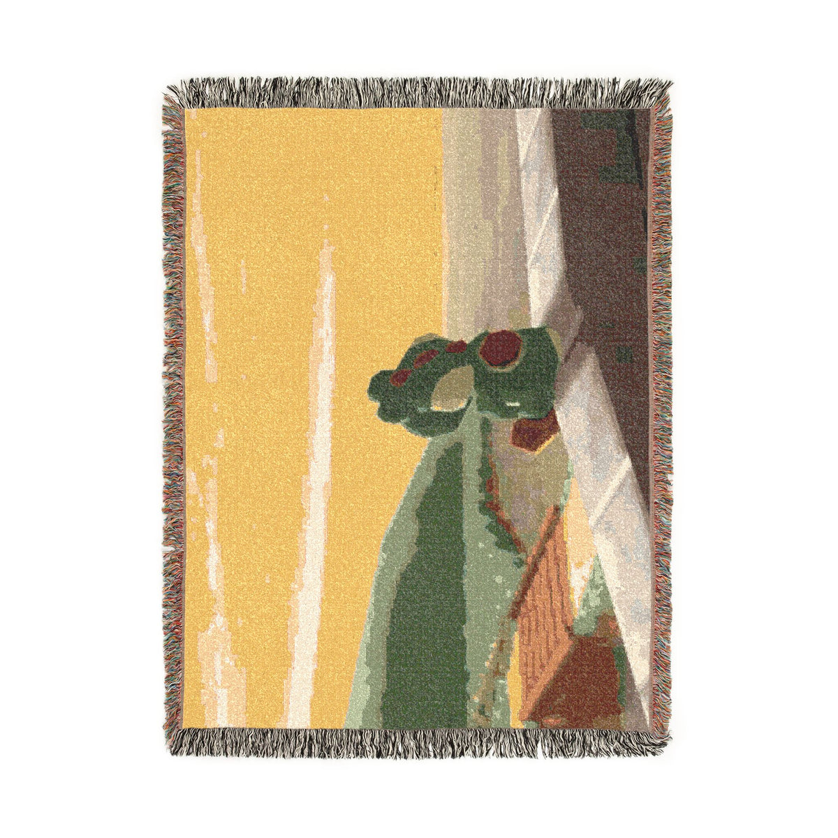 Yosh-i Coastal Sunset Scene Woven Blanket | Scenic Throw