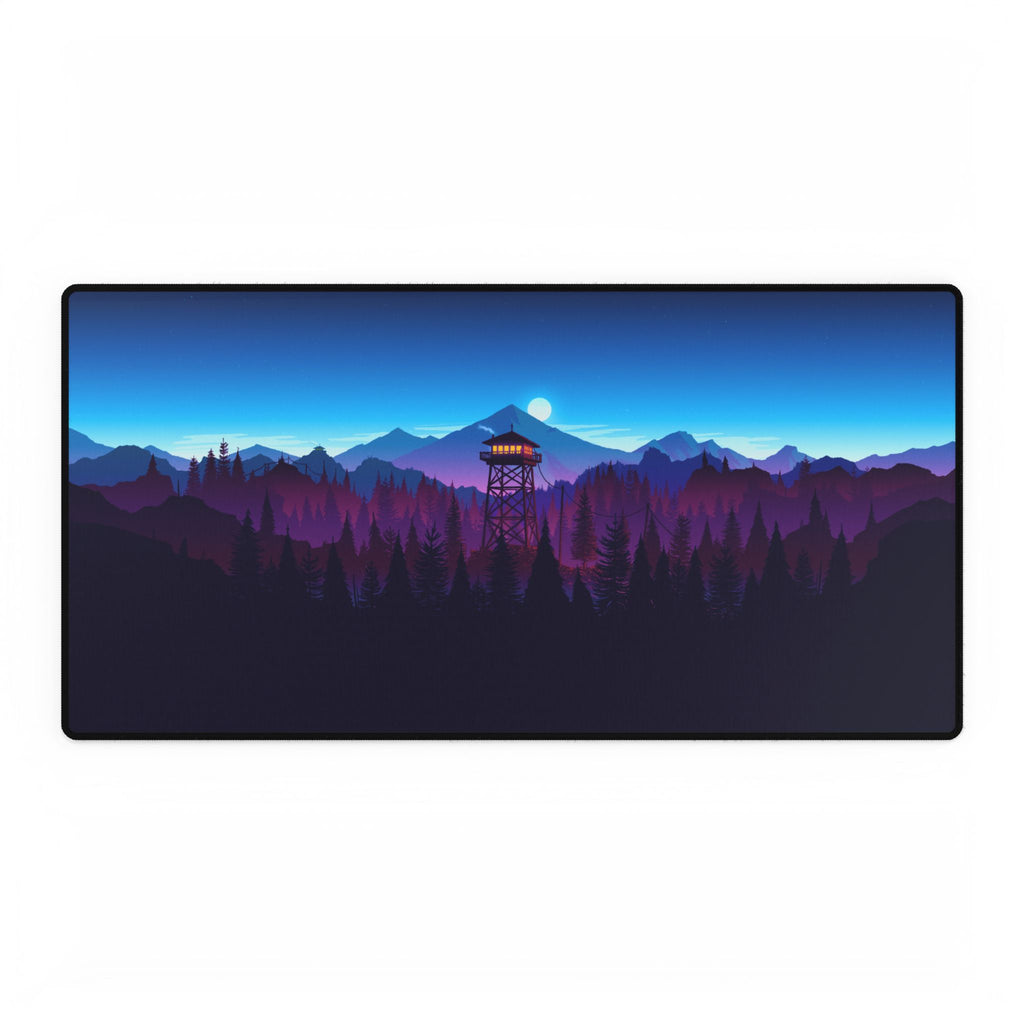 Firewatch Landscape Desk Mat | XL Gaming Mouse Pad, Computer Desk Accessory