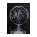 Disco Elysium Inland Empire Surreal Moon Head Rolled Poster | Cosmic Skeleton Wall Decor