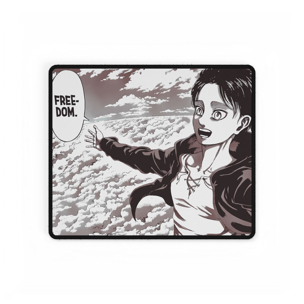 Attack on Titan Eren Yeager Desk Mat | XL Anime Gaming Mouse Pad