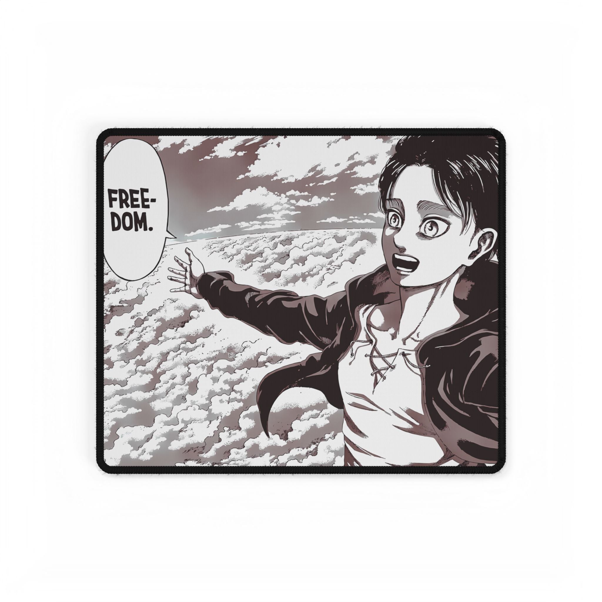 Attack on Titan Eren Yeager Desk Mat | XL Anime Gaming Mouse Pad