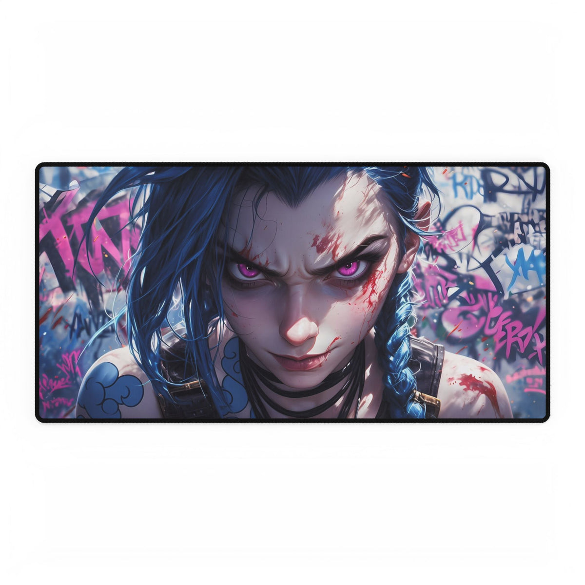 Arcane Jinx Desk Mats, Cool Workspace Decor, Scratch Resistant Surface, Minimalist Organization, Durable, Non-slip Base, Mouse Support.