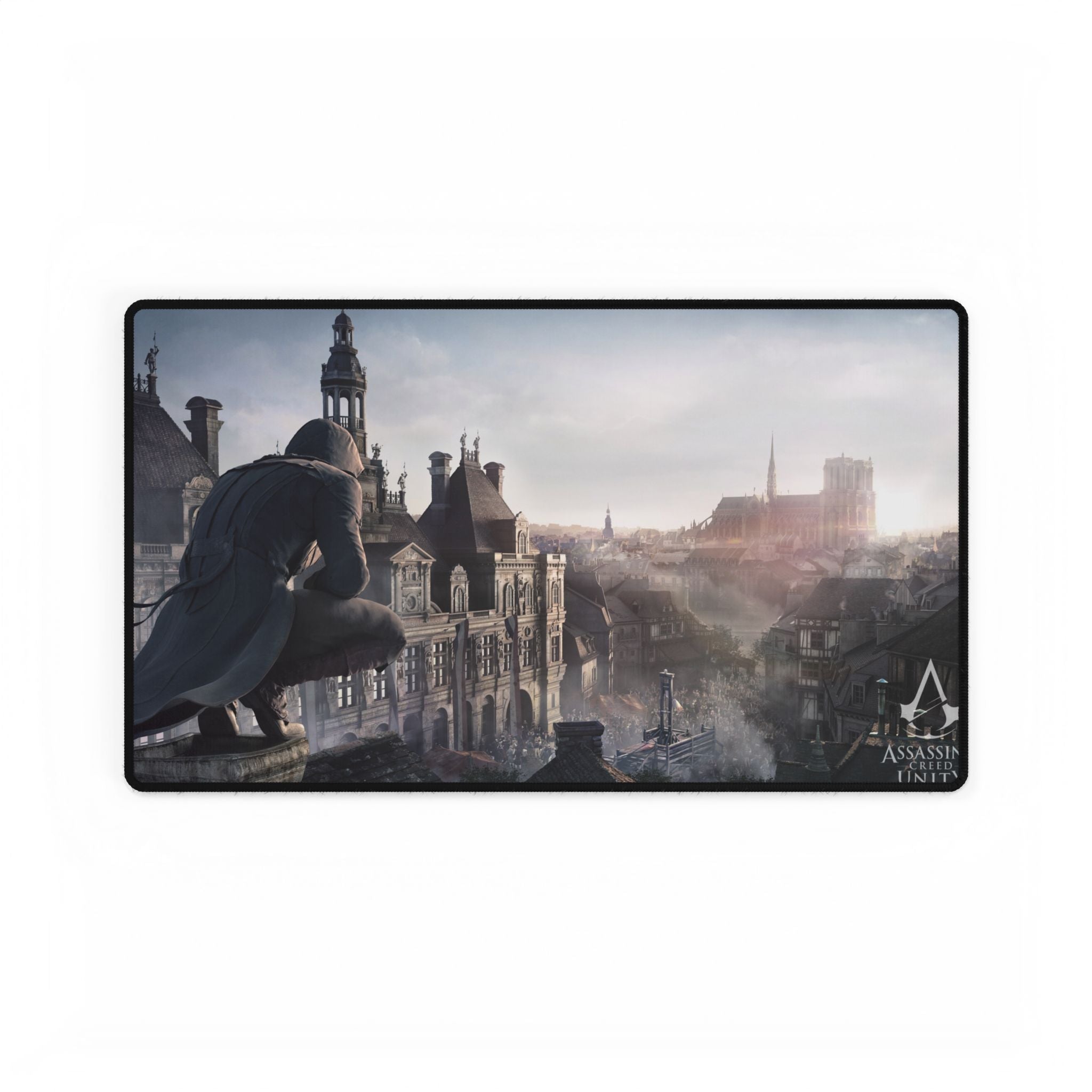Arno Dorian - Assassin's Creed Unity Inspired Gaming Desk Mat, Ergonomic Mouse Pad, Office Decor, Video Game Accessories, Custom Desk Pad