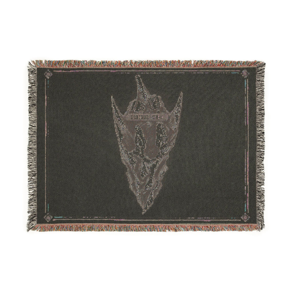Disco Skull Volition Woven Blanket | Gothic Dark Skull Throw