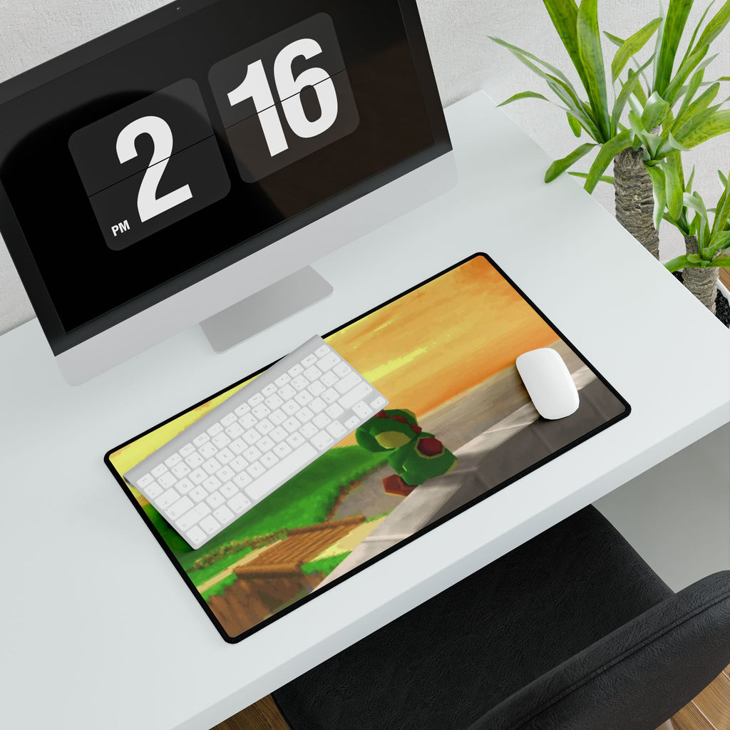 Sunset Yoshi Scene Desk Mat | Gaming Mouse Pad