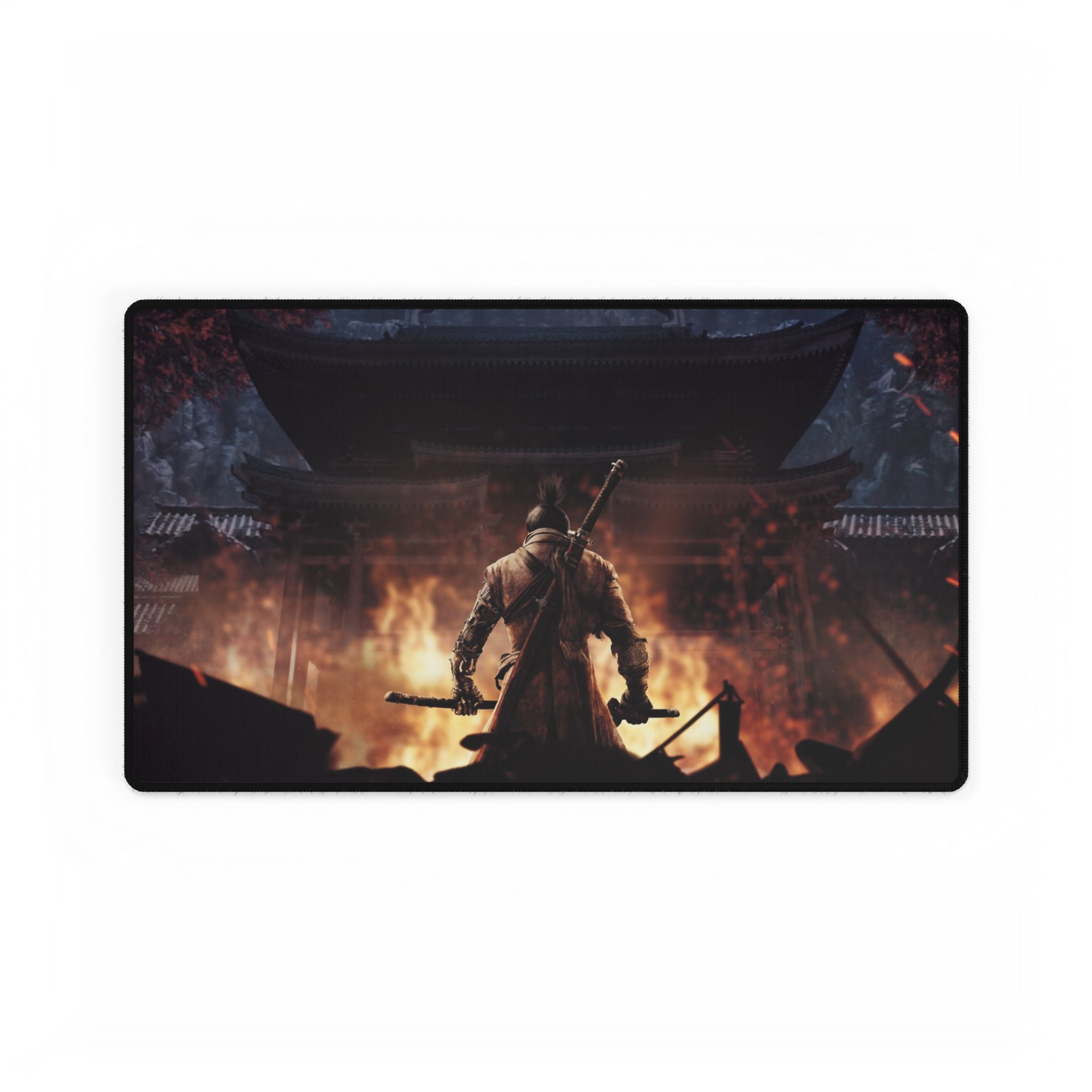 Sekiro: Shadows Die Twice Desk Mat | XL Gaming Mouse Pad, Japanese Art Office Decor