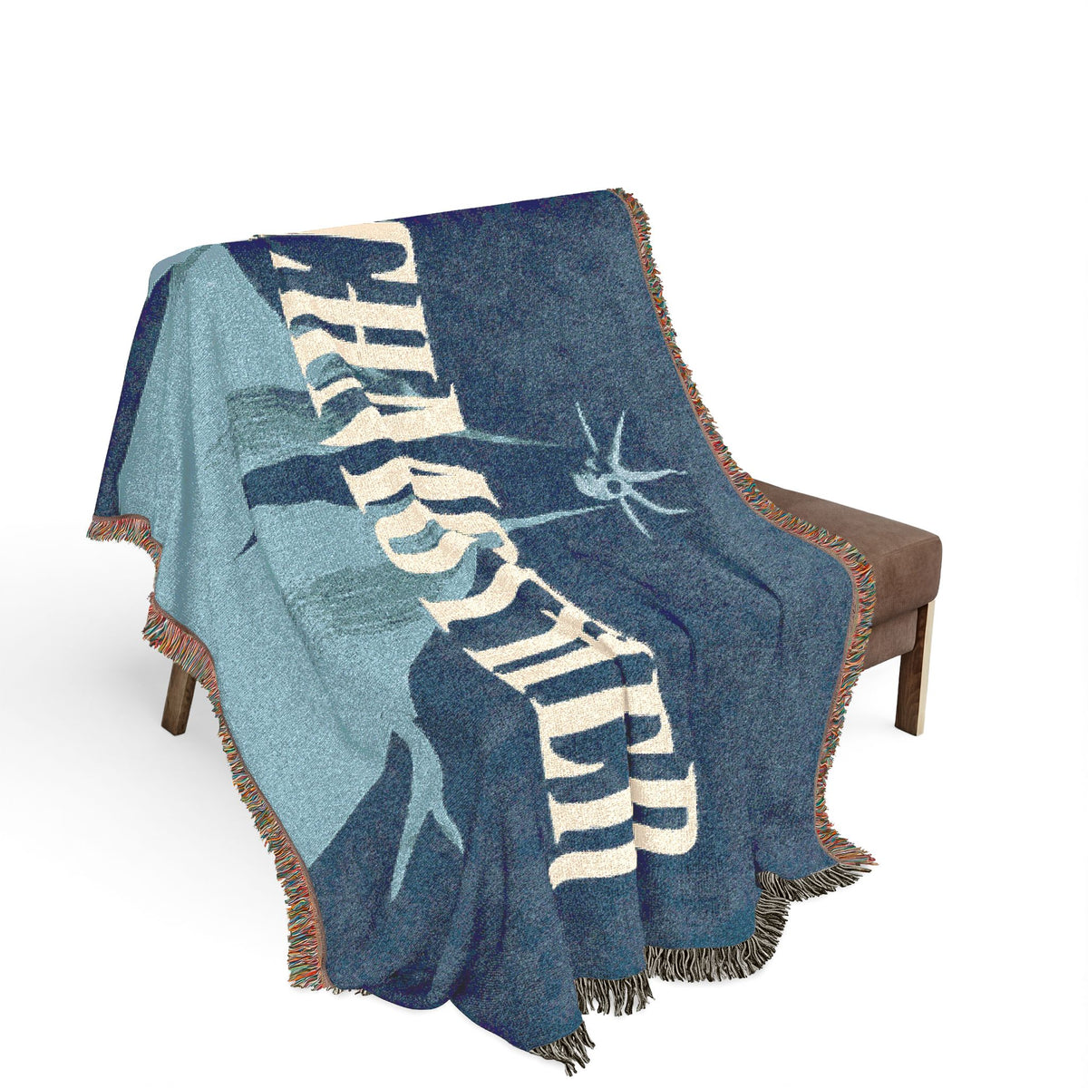 Deadlock Archmother Woven Blanket, 100% Cotton Throw with Fringe, Gothic Gaming Decor, Gamer Gift