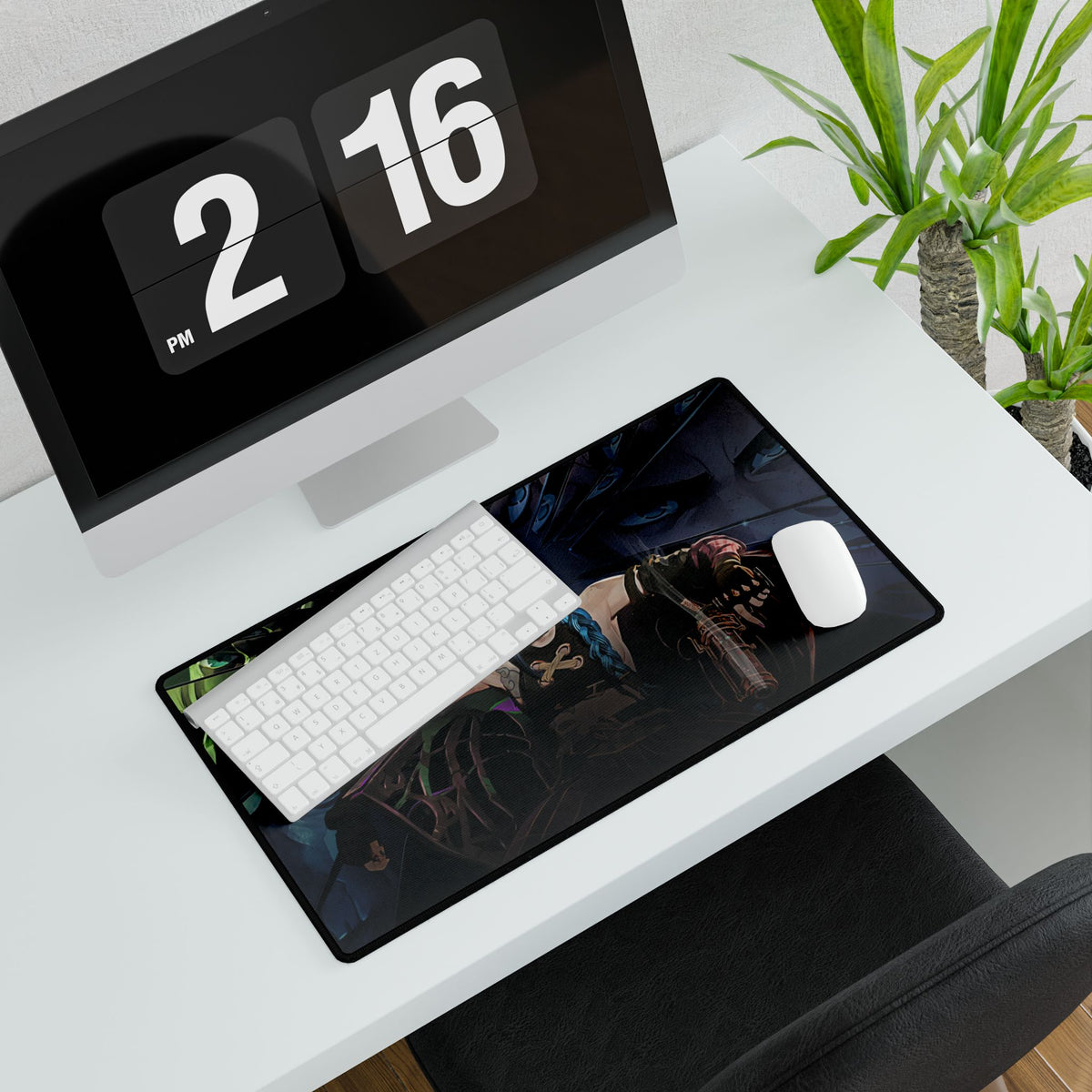 Arcane Jinx Desk Mat - Non-Slip Surface, Anti-Fray Edges, Smooth, Durable - Gaming, Work, Study, Office Accessories, Mouse Pad, Computer