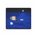 Floating Cartoon Character Desk Mat | Blue Ocean Scene