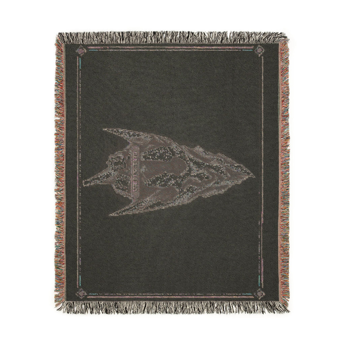 Disco Skull Volition Woven Blanket | Gothic Dark Skull Throw