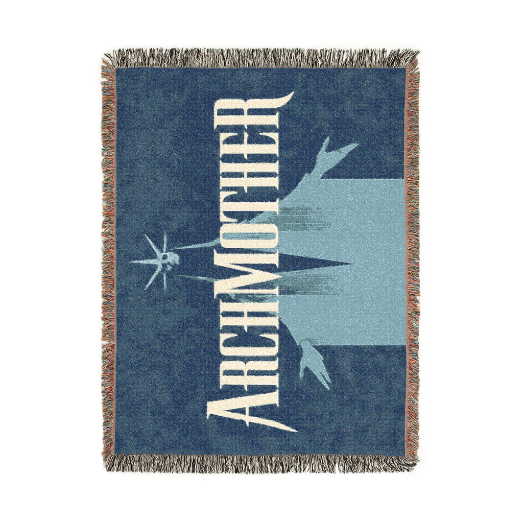 Deadlock Archmother Woven Blanket, 100% Cotton Throw with Fringe, Gothic Gaming Decor, Gamer Gift