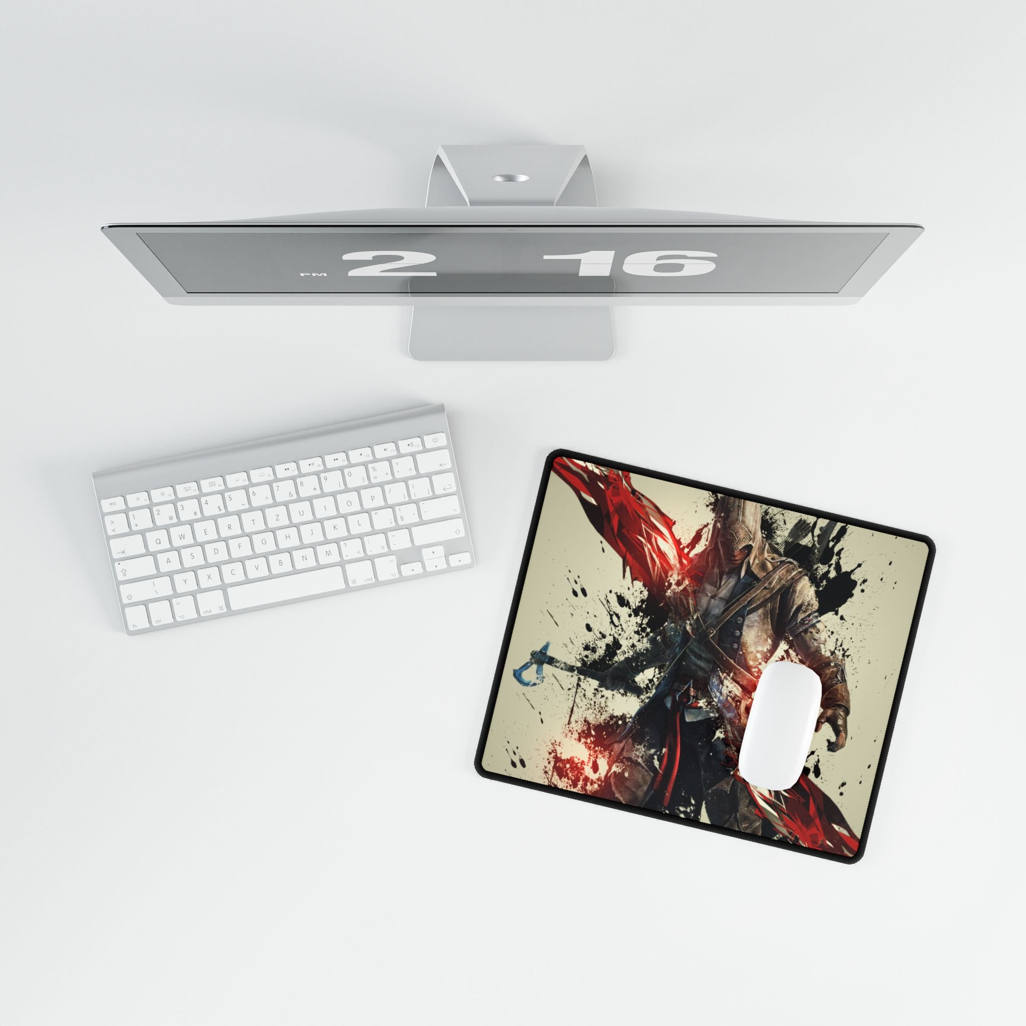 Assasin's Creed 3 Connor - Gamer Desk Mat, Modern Decor, Unique Gift for Gamers, Desk Accessories