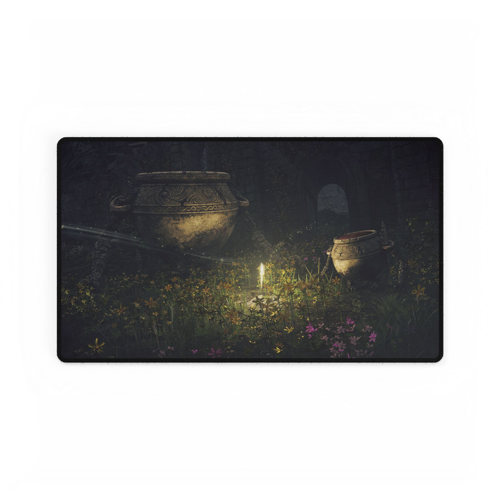 Elden Ring Pot Family Garden Desk Mat | Nature-Inspired Gaming Mouse Pad