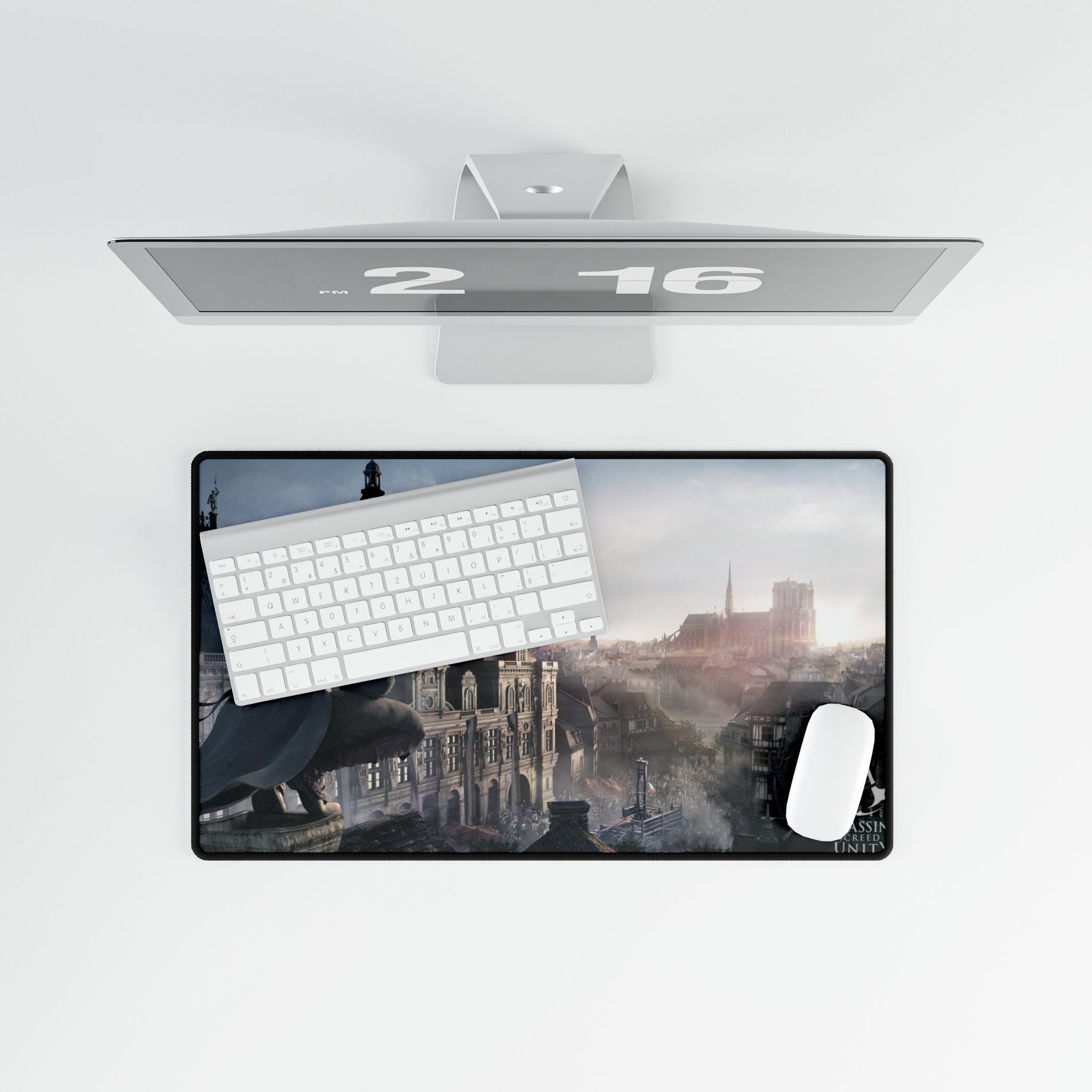 Arno Dorian - Assassin's Creed Unity Inspired Gaming Desk Mat, Ergonomic Mouse Pad, Office Decor, Video Game Accessories, Custom Desk Pad