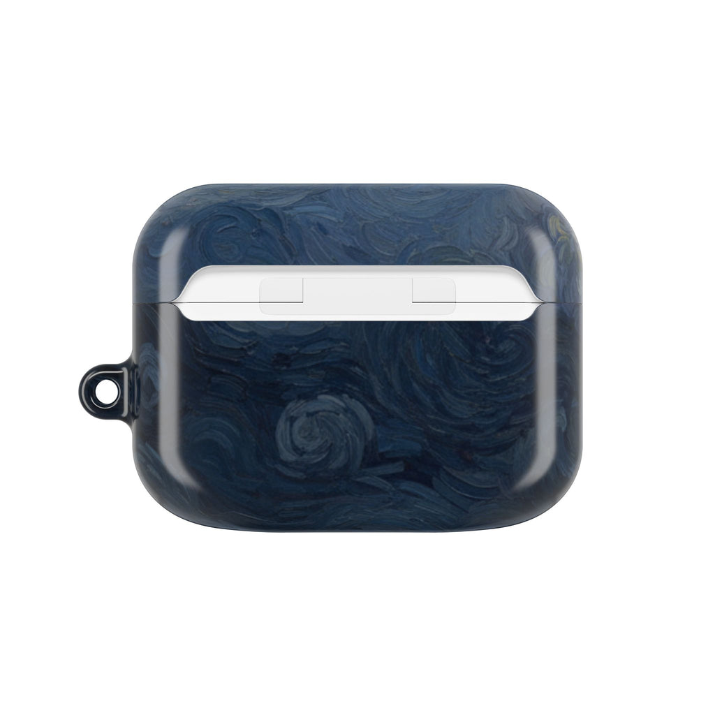 Bat Signal Starry Night AirPods Case, Dark Hero Earbud Cover, Gothic Superhero Inspired AirPod Pro Case, Glossy Full Wrap Gift