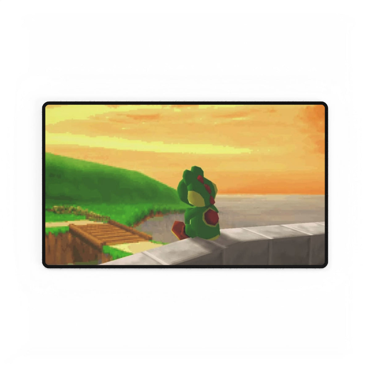 Sunset Yoshi Scene Desk Mat | Gaming Mouse Pad