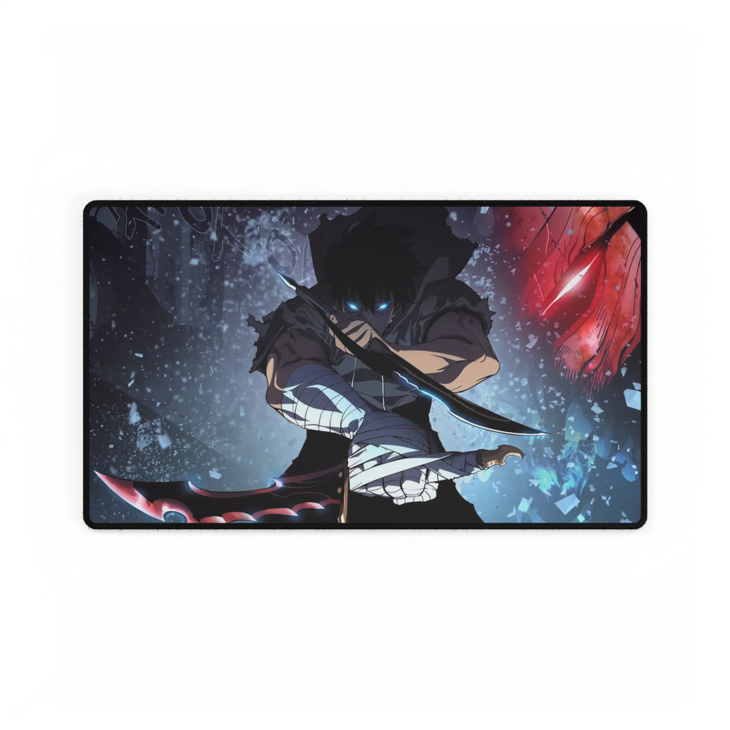 Solo Leveling Sung Jin-Woo Desk Mat | XL Anime Gaming Mouse Pad, Non-Slip
