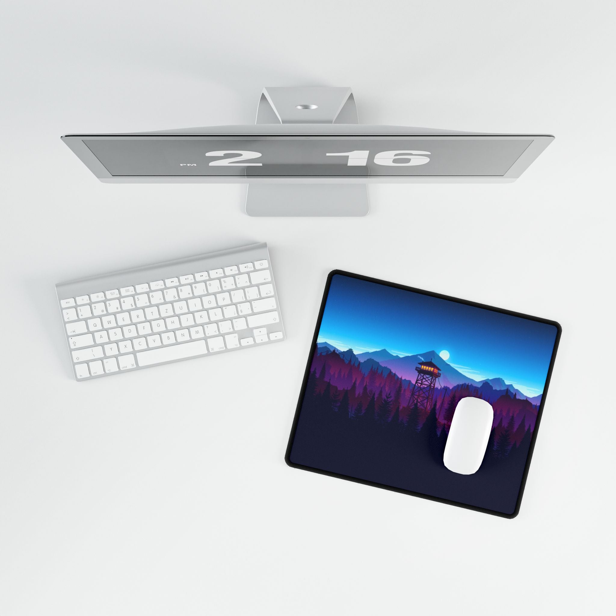 Firewatch Landscape Desk Mat | XL Gaming Mouse Pad, Computer Desk Accessory