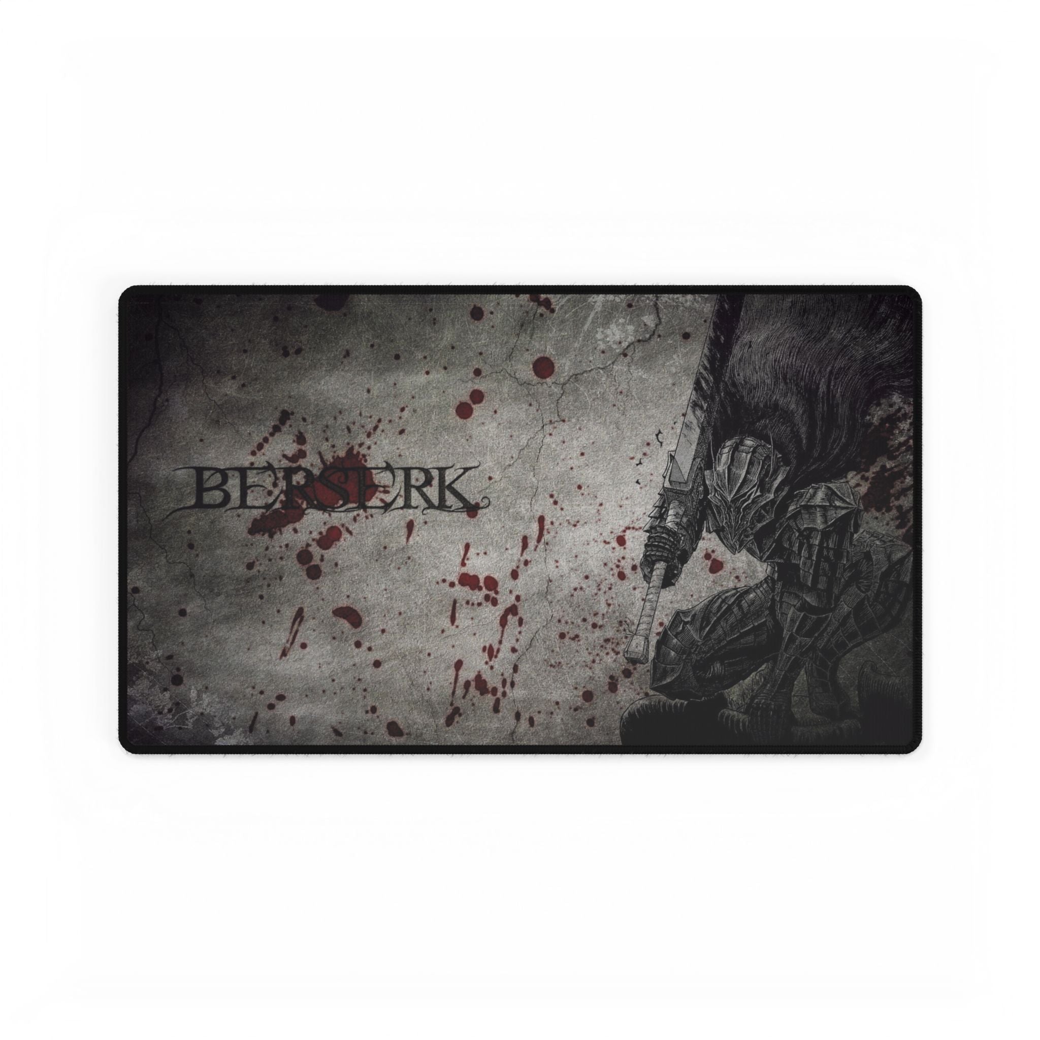 Berserk Title, Guts Armor, Anime Mousepad - High-Quality, Non-Slip, Anime Gaming Mat
