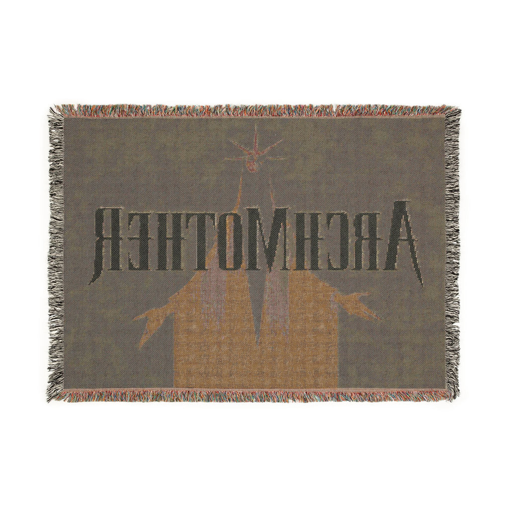 Deadlock Archmother Woven Blanket, 100% Cotton Throw with Fringe, Gothic Gaming Decor, Gamer Gift