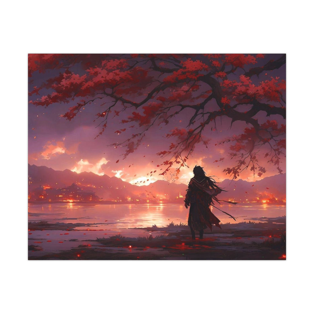 Reflections of a Fiery Sunset | Fine Art Matte & Photo Paper Wall Print