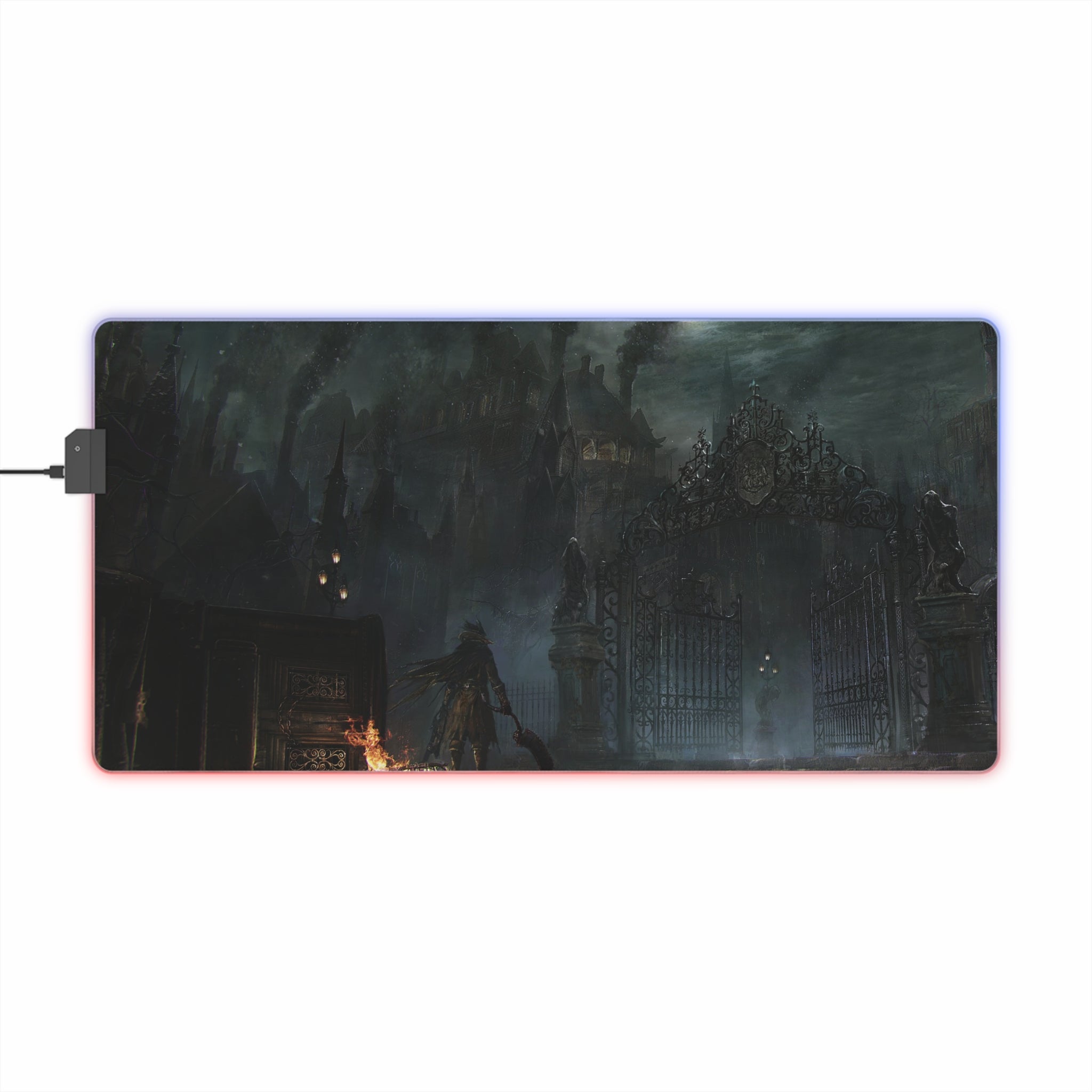Elden Ring LED RGB Gaming Mouse Pad | Desk Mat with USB, Non-Slip, Gamer Accessories