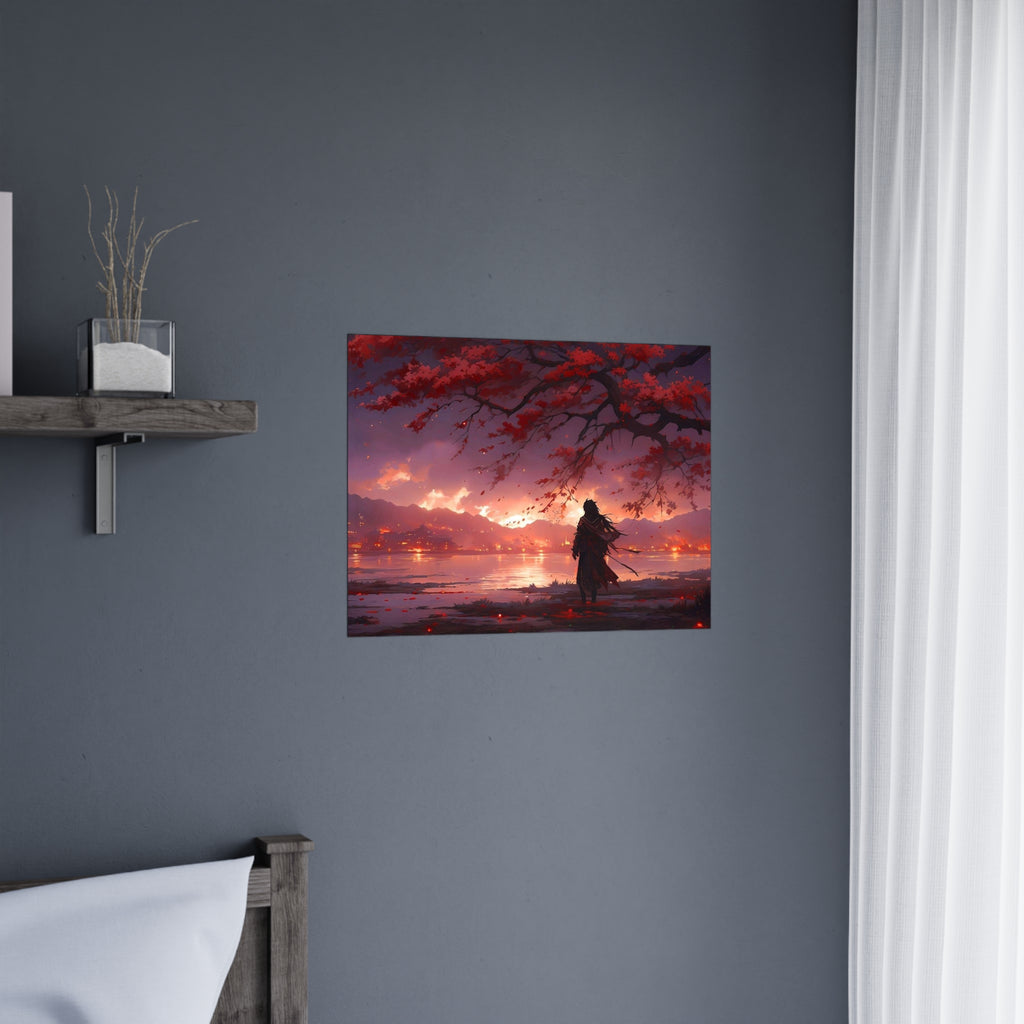 Reflections of a Fiery Sunset | Fine Art Matte & Photo Paper Wall Print