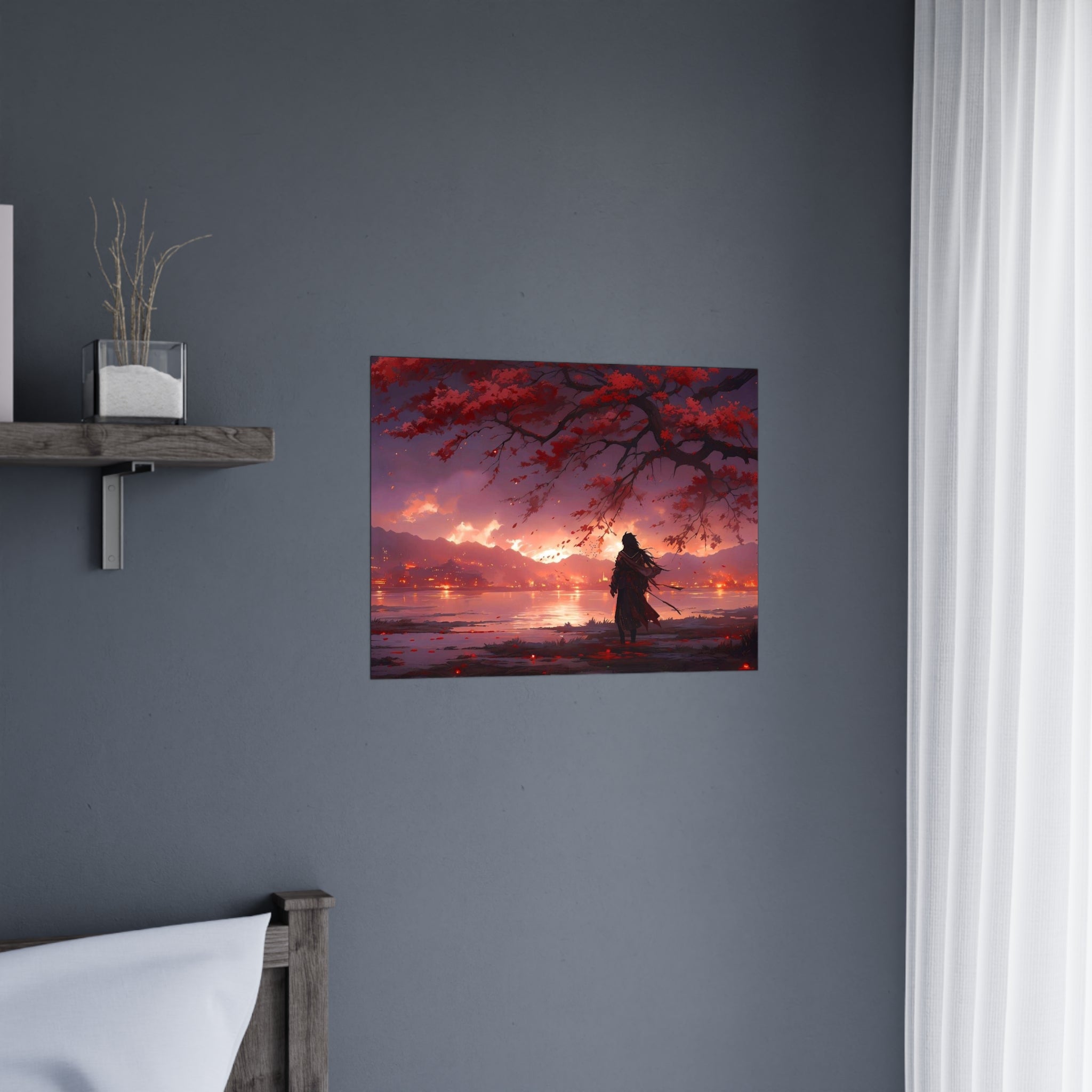 Reflections of a Fiery Sunset | Fine Art Matte & Photo Paper Wall Print