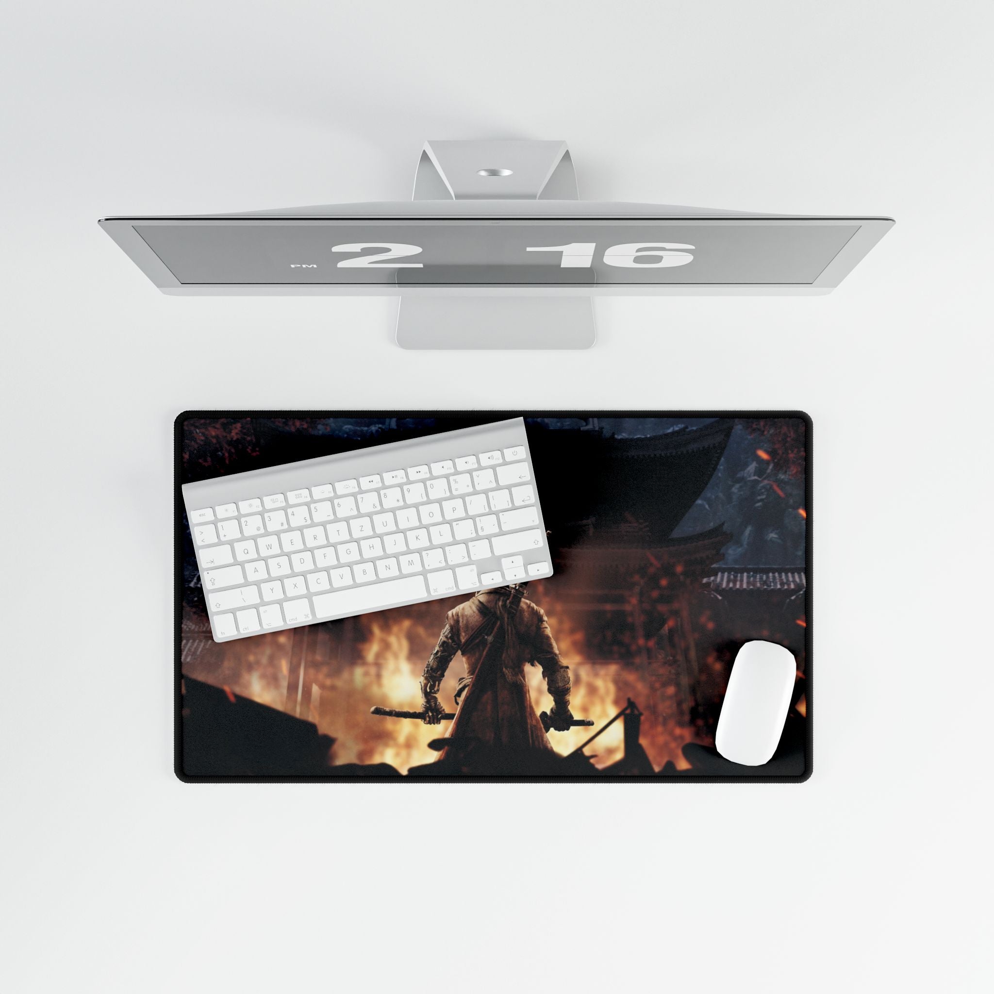 Sekiro: Shadows Die Twice Desk Mat | XL Gaming Mouse Pad, Japanese Art Office Decor