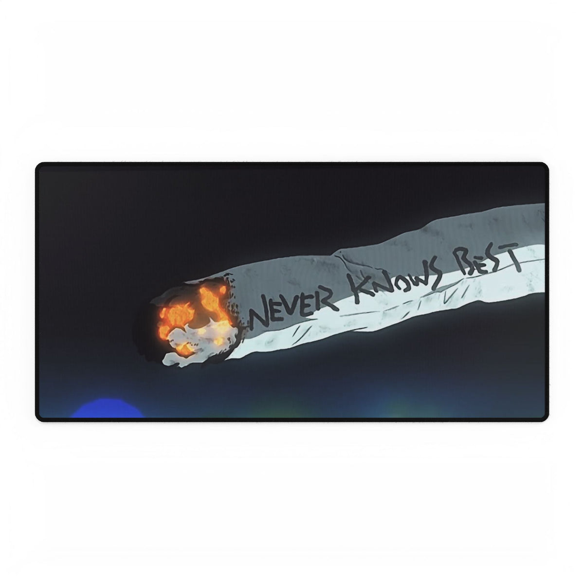 Never Knows Best cigarette FLCL Anime art Desk Mat | anime aesthetic gaming mousepad