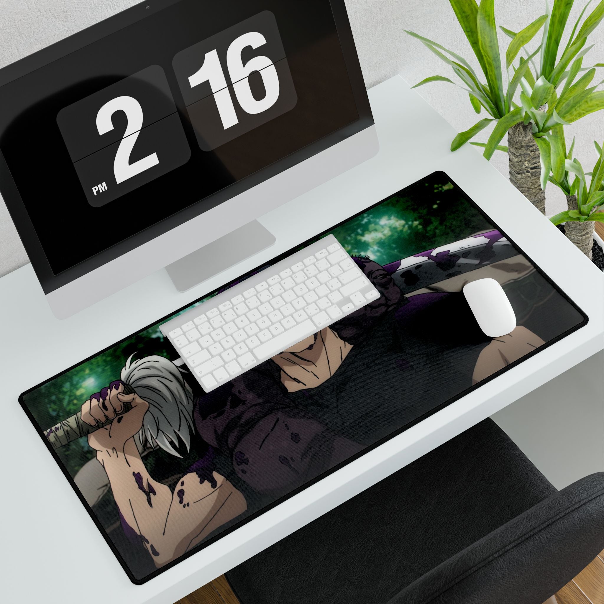 Jujutsu Kaisen Toji Fushiguro Desk Mat | XL Cool Anime Gaming Mouse Pad
