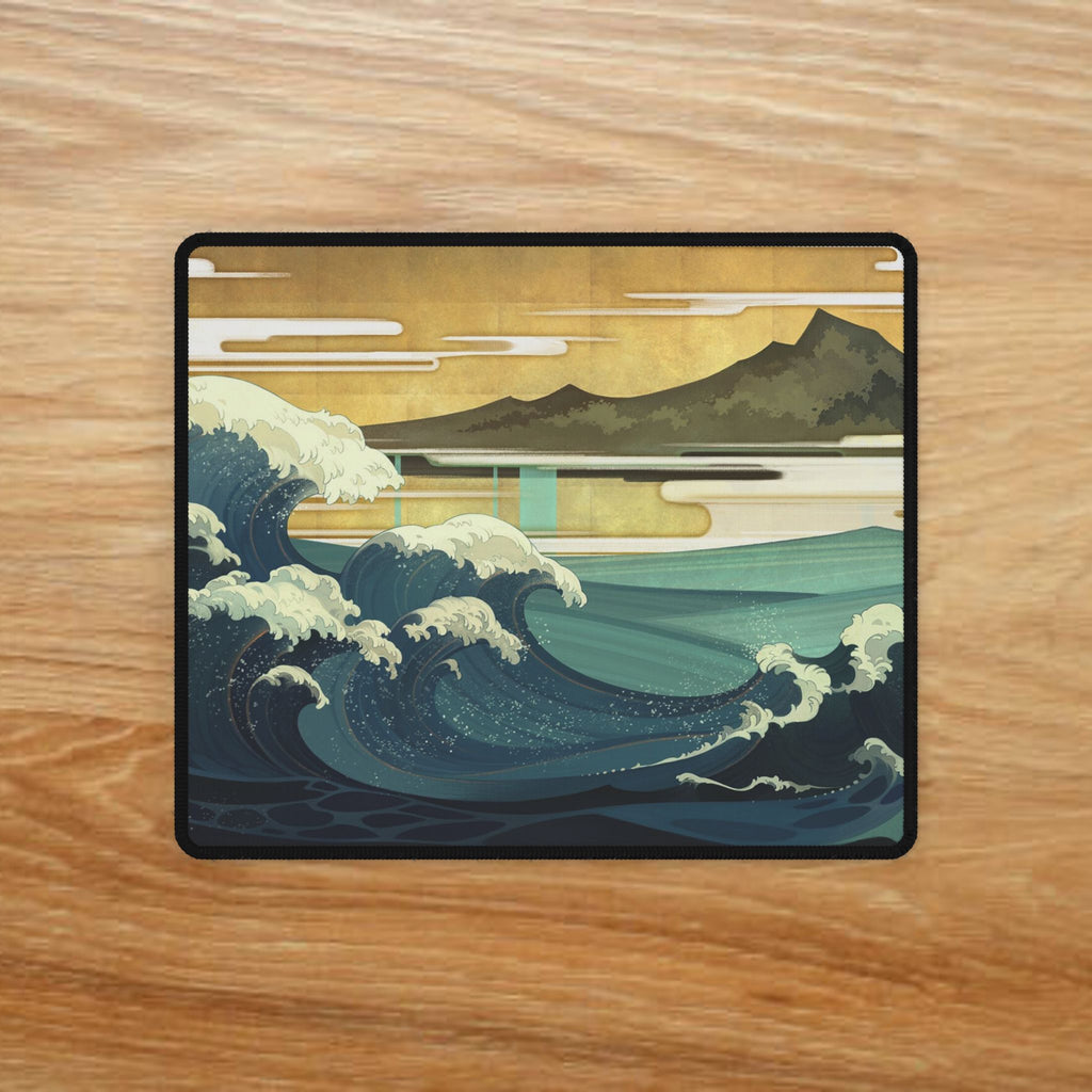 Under the Wave off Kanagawa Desk Mat | XL Non-Slip Gaming & Office Mouse Pad