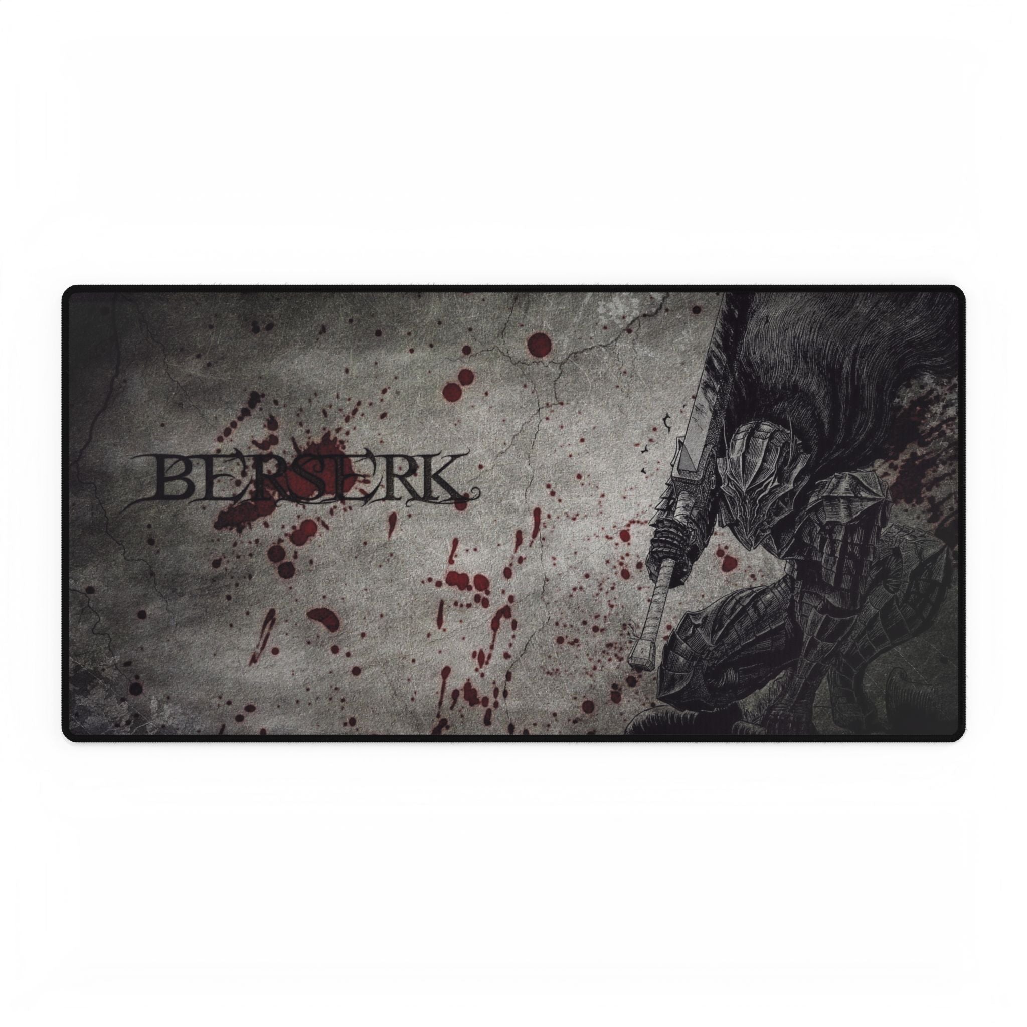 Berserk Title, Guts Armor, Anime Mousepad - High-Quality, Non-Slip, Anime Gaming Mat