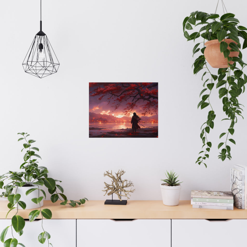 Reflections of a Fiery Sunset | Fine Art Matte & Photo Paper Wall Print