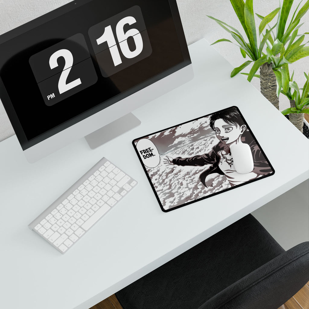 Attack on Titan Eren Yeager Desk Mat | XL Anime Gaming Mouse Pad