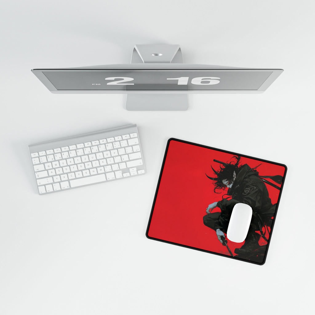 Demon Ninja Anime Boy Desk Mat | XL Gaming Mouse Pad, Non-Slip Anime Mousepad