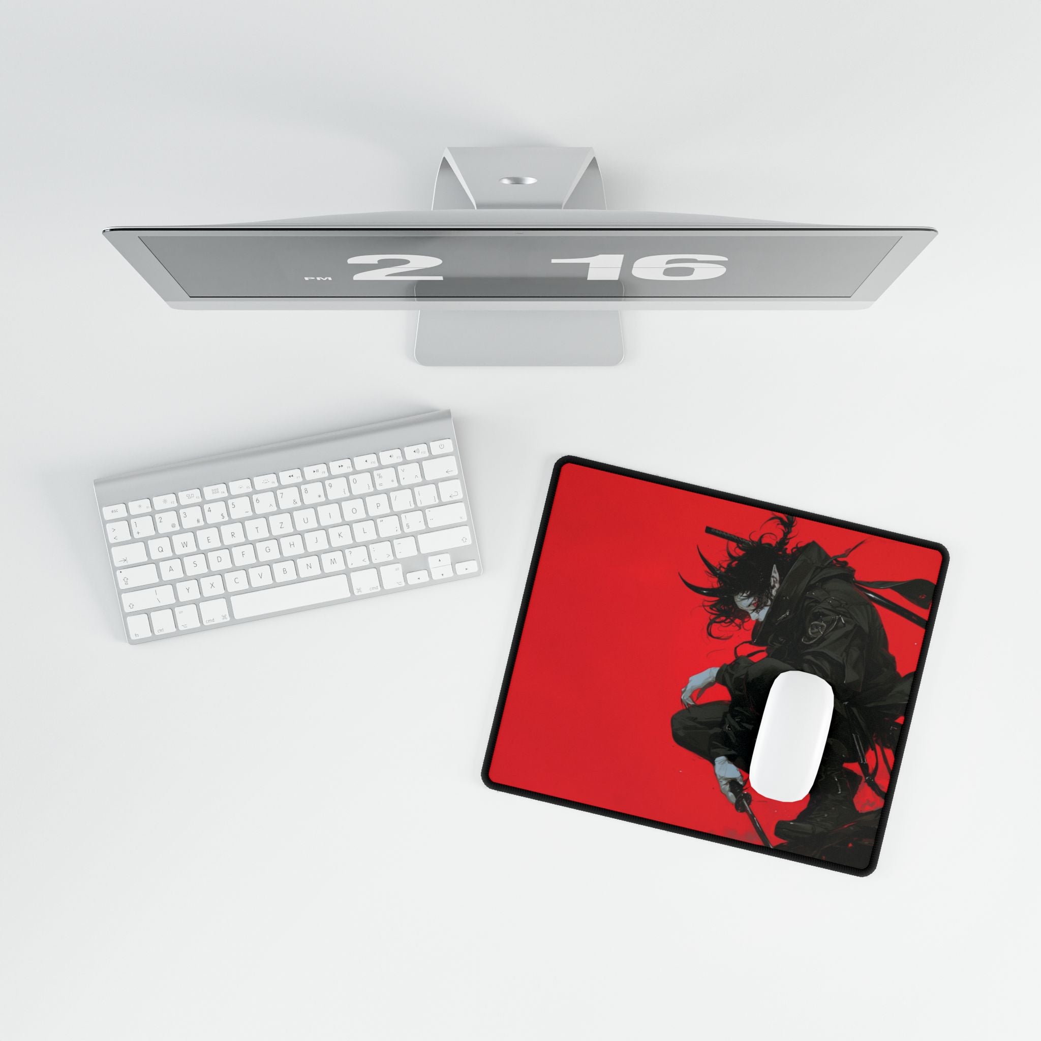Demon Ninja Anime Boy Desk Mat | XL Gaming Mouse Pad, Non-Slip Anime Mousepad
