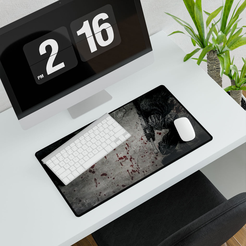Berserk Title, Guts Armor, Anime Mousepad - High-Quality, Non-Slip, Anime Gaming Mat