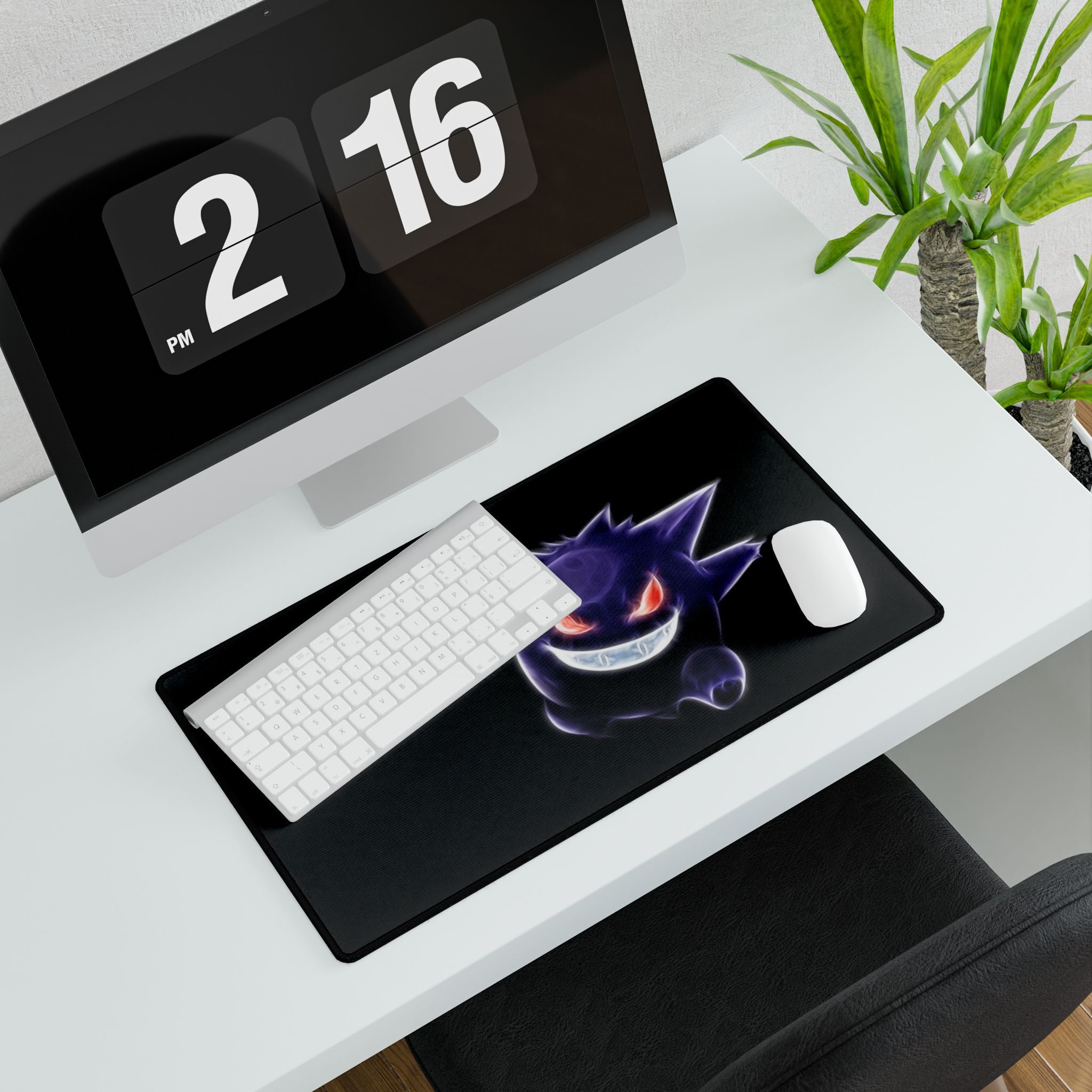 Gengar Anime Desk Mat | XL Gaming Mouse Pad, Non-Slip Pokémon Mousepad