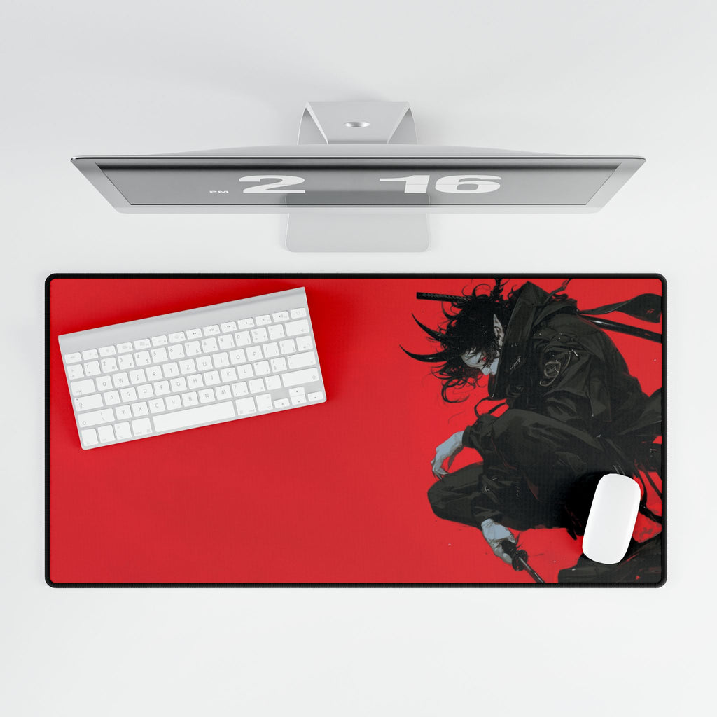 Demon Ninja Anime Boy Desk Mat | XL Gaming Mouse Pad, Non-Slip Anime Mousepad