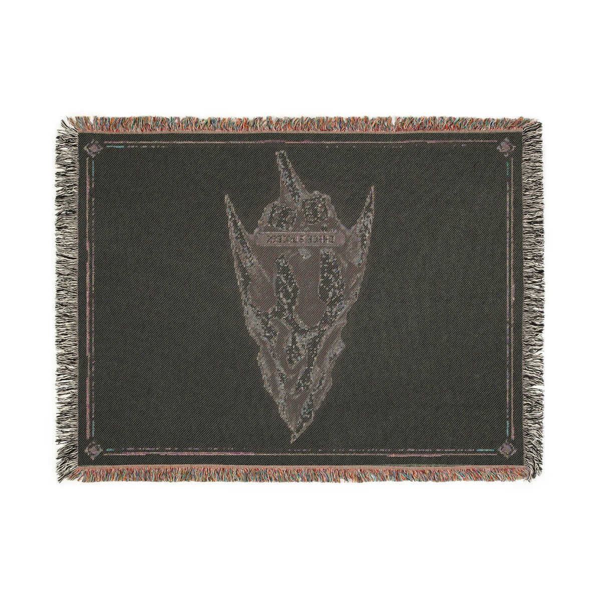 Disco Skull Volition Woven Blanket | Gothic Dark Skull Throw