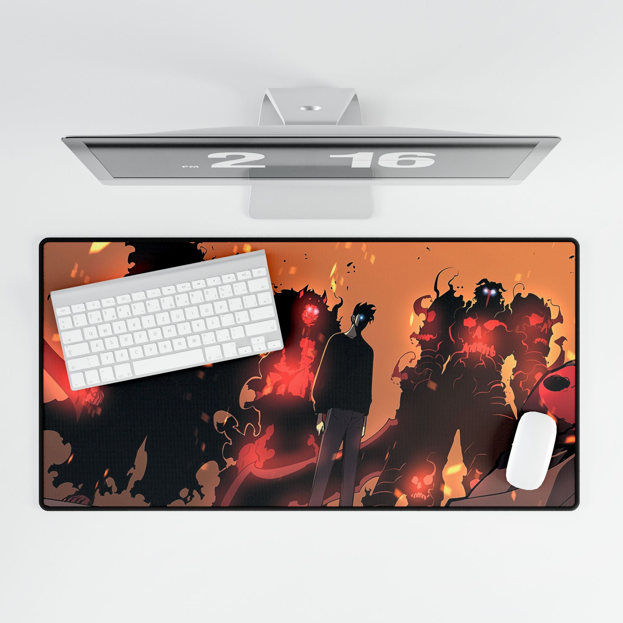 Solo Leveling Anime Desk Mat | XL Non-Slip Gaming Mouse Pad, Gamer Gift
