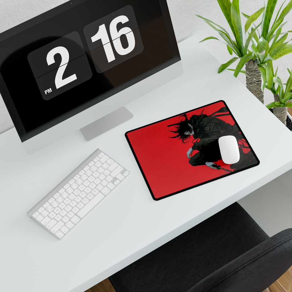 Demon Ninja Anime Boy Desk Mat | XL Gaming Mouse Pad, Non-Slip Anime Mousepad