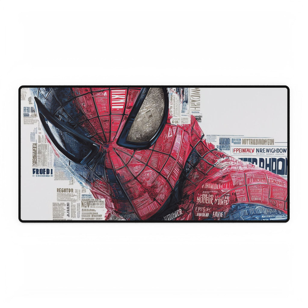 Comic Spider-Man Newspaper Masked Hero Desk Mat | XL Gaming Mouse Pad
