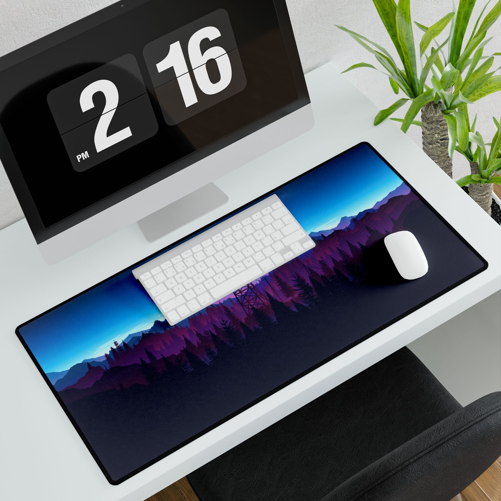 Firewatch Landscape Desk Mat | XL Gaming Mouse Pad, Computer Desk Accessory