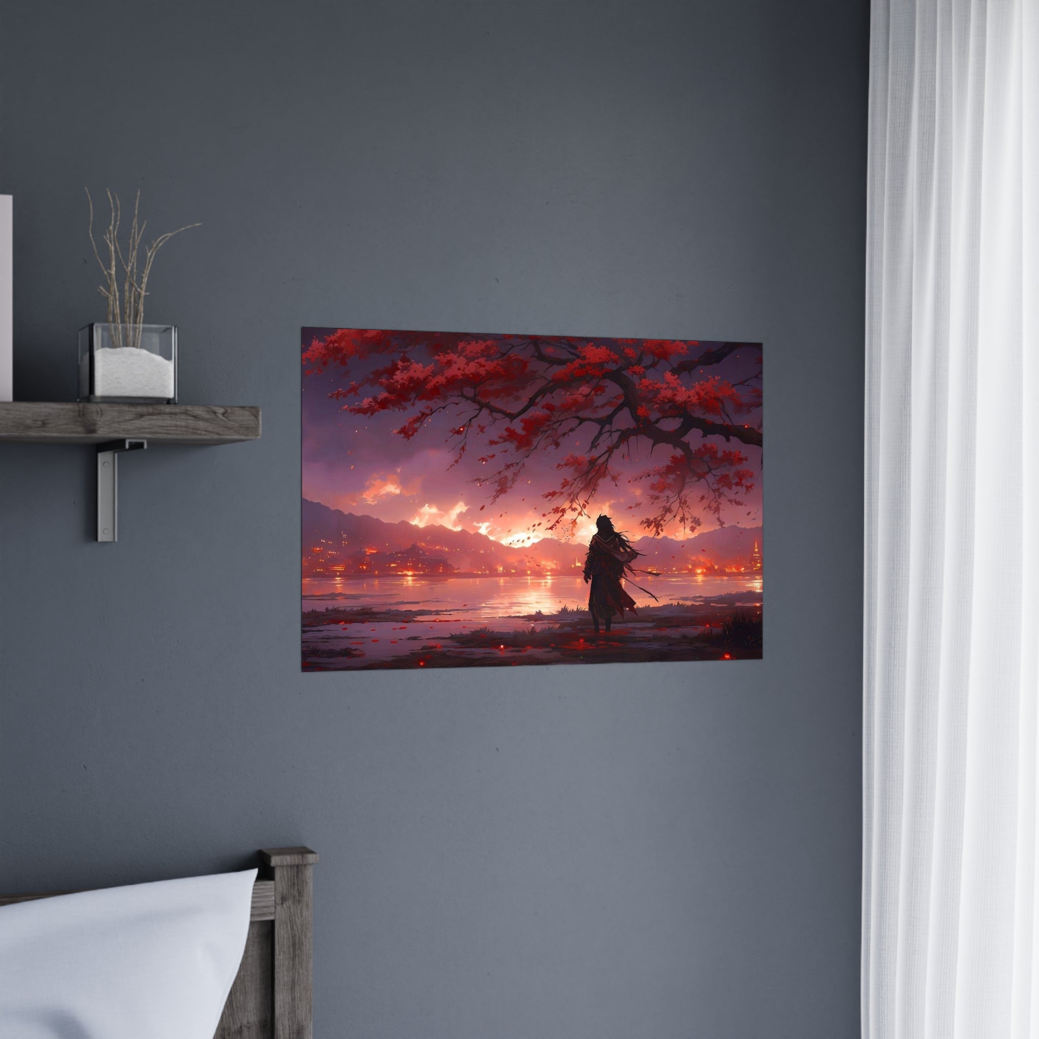 Reflections of a Fiery Sunset | Fine Art Matte & Photo Paper Wall Print
