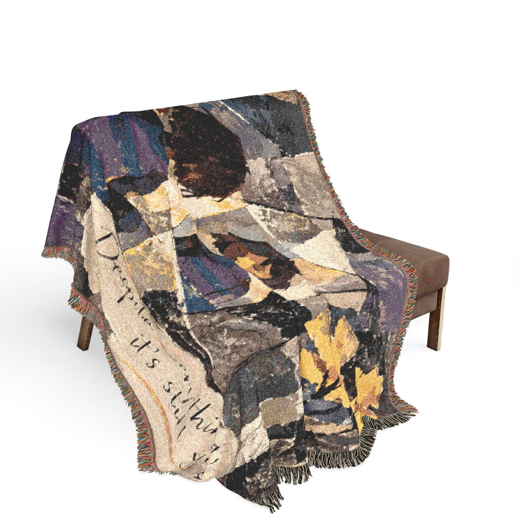 Despite Everything Its Still You Woven Blanket, Undertale Inspired Throw, Tapestry, Cozy Room Decor