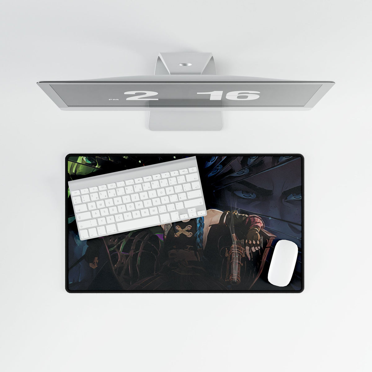 Arcane Jinx Desk Mat - Non-Slip Surface, Anti-Fray Edges, Smooth, Durable - Gaming, Work, Study, Office Accessories, Mouse Pad, Computer