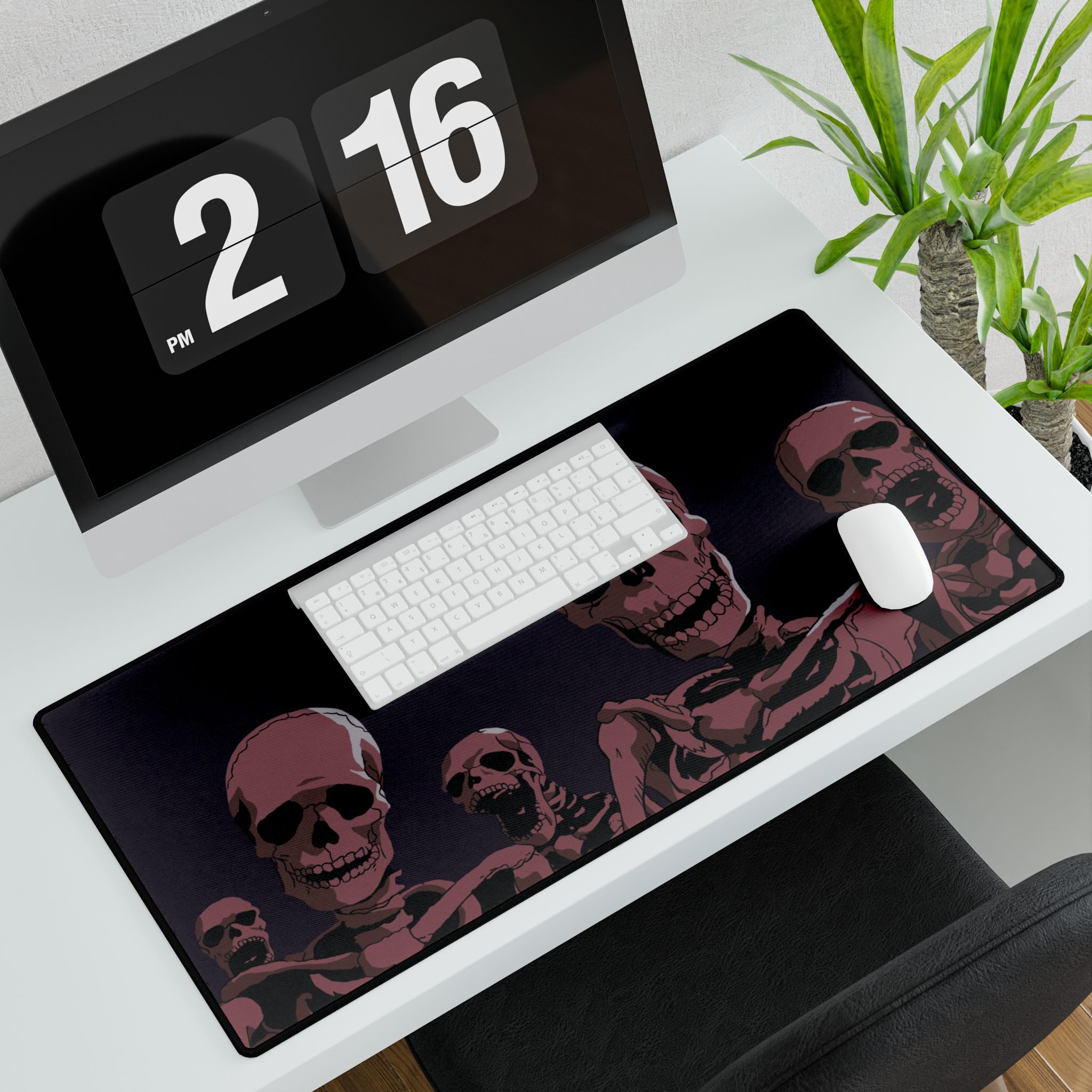 Berserk Eclipse Skeleton Desk Mat | XL Anime Gaming Mouse Pad, Non-Slip
